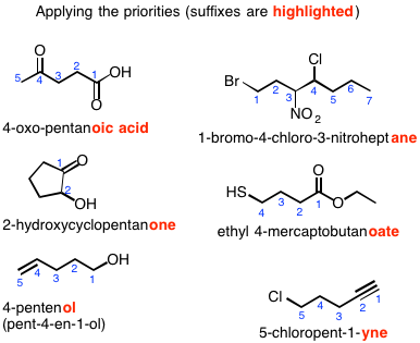 Source: https://www.masterorganicchemistry.com/2011/02/14/table-of-functional-group-priorities-for-nomenclature/