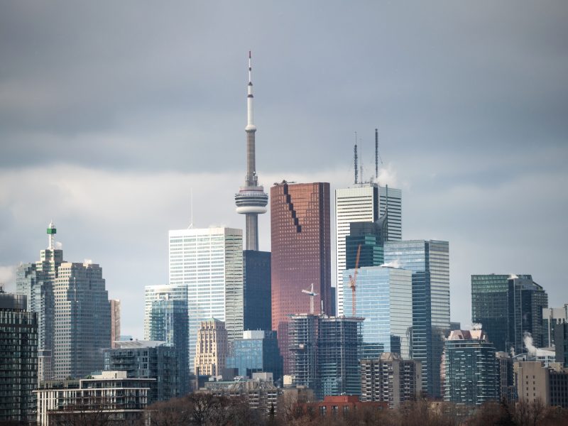 Toronto city skyline, Ontario, Canada